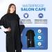 Waterproof Hair Coloring Cape with PU Coating - Black | Salon Chemical & Stylist Cape - Buy Online on GoSupps.com