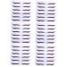 minkissy 36 Pairs Glitter Eyeliner Double Eyelid Stickers Self-adhesive Eyeliner Sticker Double Eyelid Tapes Eyeliner Stickers Eye Skin Sticker Invisible Eye Line Strips Eye Makeup Tools