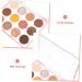 DRESSOOS Eye Makeup Eyeshadow Palette Eye Shadow Eyeshadow Glitter Makeup Pallet Matte Powder Flashing Student Eye Shadow Palette - Buy Online on GoSupps.com