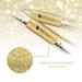 DUcare Makeup Brushes Set - 2 Piece Powder Foundation & Contour Kabuki Synthetic Hair - Premium Cosmetic Brush for Flawless Makeup Application - Buy Online on GoSupps.com