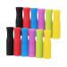12PCS Silicone Straw Tips, Multicolored Food Grade Straws Tips Covers Only Fit for 1/4 Inch Wide(6MM Outdiameter) Stainless Steel Straws-Multicolor 6mm Silicone Tips