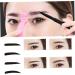 FOMIYES 3 Sets Eyebrow Stencil Kit Eyebrow Stencils Eyebrow Ruler Template Eyebrow Trimming Suite - Buy Online on GoSupps.com