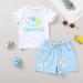 YOUNGER TREE Toddler Baby Girls Watermelon T-shirt + Linen Shorts Set - 4 Years - Buy Online on GoSupps.com
