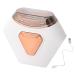 Electric Nail File - Automatic Fingernail Cutter | 2-in-1 Automatic Fingernail Cutter & Polisher Electric Nail File with Nail Clip Storage for Kids Seniors White
