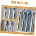 Eco-Friendly Wofashpuret Reusable Toothbrush Set - 8 Hard Bristles | Travel Size & Durable for Men - Buy Online on GoSupps.com