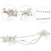 DOITOOL 1pc Double Hair Comb Hair Accessories for Women Wedding Hair Clips for Brides Rhinestone Barrettes for Women Crystal Hair Clips Bridal White Rhinestones Women's Hair up - Buy Online on GoSupps.com