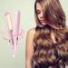 2 Barrel Hair Waver Does Not Hurt Hair Temperature Adjustable Portable Curlers Wand 360 Degree Rotation Hair Wavers for All Hair Types for Home (US Plug 110V) - Buy Online on GoSupps.com