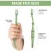 ROARex All-Natural Eco Friendly Kids Toothbrush - Dinosaurs 4-36m - Baby to Toddler - Blue/Green - 4pk | 1% for The Planet - 4 Count - Buy Online on GoSupps.com