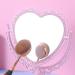 Beauty tools Makeup Mirror Heart Shaped Rotatable Double Sided Desktop Cosmetic Vanity Mirror - Buy Online on GoSupps.com