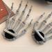 Halloween Skeleton Hand Hair Clips - Horror Bone Claw Hairpins for Women/Girls, Cosplay Costume Accessories - Buy Online on GoSupps.com