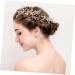 DOITOOL Flower Hairpin Comb Hair Clip Hair Pin Hair Barrettes Hairpin Comb Pearl Bride Hair Comb Flower Hair Clip Comb - Buy Online on GoSupps.com