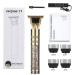 Hair Clippers Grooming Rechargeable Cordless Close Cutting T-Blade Trimmer for Men 0mm Baldheaded Hair Clippers Zero Gapped Detail Beard Shaver Barbershop Waterproof (Dragon) w/Box