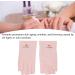 Gel Manicure Gloves | UV Protection Fingerless Hand Skin Cover | Pink Cotton Nail Lamp Gloves for Home Salon - Buy Online on GoSupps.com