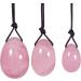Shop Rose Quartz & Aventurine Yoni Eggs Natural Crystal Kegel Exercisers in S M L Sizes | Tighter Healthier Intimacy - Buy Online on GoSupps.com
