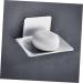 Ciieeo 2pcs Soap Holder Wall Suction Cup Soap Dish Soap Container Lip Gloss Container Vacuum Soap Dish Bathroom Ghee Wicks Soap Dish Holder Soap Rack Drain Rack Sucker - Buy Online on GoSupps.com