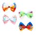 4 Inch Little Girls Hair Bow Clips 4Pcs Cartoon Toy Dress Up Hair Accessories Birthday Party Decorations Gift 4pc Hair Bows