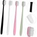 Mobestech Biodegradable Travel Toothbrush Set - 8pcs Physiotherapy Sports Design for Adults & Kids Ideal for Pregnant Women - Buy Online on GoSupps.com