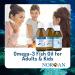 NORSAN Omega-3 Fisk Kids Liquid Fish Oil - High Dose 1 030 mg Omega-3 per Serving | Easy to Consume and Without Unpleasant Regurgitation | Supports Heart Brain & Vision* - Buy Online on GoSupps.com