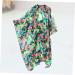 Angoily 1pc Floral Kimono Hair Dressing Gown Salon Client Night Gown Sleepshirt Overalls Girdle Kimono Robe Hair Coloring Cape Safety Gowns Belt for Hip Thrust Waist Belt Apron Spa Flowers - Buy Online on GoSupps.com