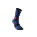 Thuasne - Medium -high compression socks running sport up activ - degressive compression from ankle to calf 39 - 42 XL black / dark blue / red