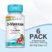 Solaray D-Mannose with CranActin Cranberry Extract 1000mg | For Normal Healthy Urinary Tract Support | Non-GMO & Vegan | 60 VegCaps (Pack of 6) 60 count (Pack of 1) - Buy Online on GoSupps.com