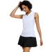 COOrun Women's Sleeveless Golf Polo Shirt - Quick Dry Tennis V-Neck Tank Top, White, Small - Buy Online on GoSupps.com