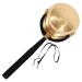 Partykindom 1 set Moxibusion-Box smoke-free soundbar holder mox grenner can moxibusion stew with handle loudspeaker Moxibusion pot tank scroll wheel massage device pure copper 16x6cm golden