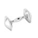 Miza Sterling Silver Baby Rattle - Plain Dumbbell Design - Buy Online on GoSupps.com