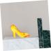 Kids Crystal High Heels - Acrylic Yellow Beads - Gem Toys 11X4CM - Buy Online on GoSupps.com