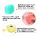 Silicone Body Scrubber for Exfoliating Shower Massage - Easy to Clean - Blue & Pink - Buy Online on GoSupps.com