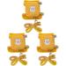 Balacoo 3pcs Pet Backpack Doggie Backpack Pet Saddle Bag Puppy Backpack Harness Chain Ring Hedging