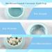 ANGNYA 17ML Ceramic Dappen Dish for Acrylic Nails with Lid - Nail Techs Beginners Must-Have - Buy Online on GoSupps.com