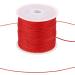 0.8mm Red Nylon Cord Thread for Chinese Knot Macrame Bracelet - Braided Rattail String - Buy Online on GoSupps.com