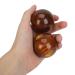 FILFEEL 2 Pack Baoding Ball Chinese Health Exercise Massage Ball Hand Massage Ball (5 cm Diameter)