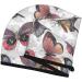 Hair Towel Wrap - Vintage Butterflies | Quick Drying Hair Turban with Button | Stylish Head Towel for Effortless Hair Drying - Buy Online on GoSupps.com