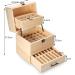 ZJchao Wooden Essential Oil Box - 59 Slot Organizer for Home & Travel | Essential Oil Storage Solution - Buy Online on GoSupps.com