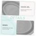 Ipetboom Silicone Cleaning Pad Brush - 1pc Makeup Brush Cleaner Mat | Dual-Sided Scrubber for Effective Cosmetic Brush Cleaning | 14.5x11cm Grey - Buy Online on GoSupps.com