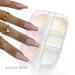 Buy Gzsyy White Pearl Chroma Nail Powder - 6 Color Glitter & Holographic Chrome Pigment for Stunning Nail Art | International Shipping - Buy Online on GoSupps.com