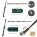 Stainless Steel Ear Wax Removal Kit - Flexible Design Ear Pick for Ear Canal Cleaning - Includes Black Tools and Pouch - Buy Online on GoSupps.com