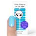 Original Miss Sophie UV Gel Nail Foils The Blues UV I 20 UV Gel Nail Polish Strips Solid Color Bright Blue UV I For Finger & Toenails