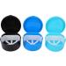 Verdant Touch Retainer Case | Robust Waterproof Denture Box | 3-Piece Portable Oral Clinic Storage - 11.9 x 6.1 x 3.1 cm - Buy Online on GoSupps.com