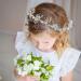 LORCOO Gold Flower Girl Pearl Headband for Wedding & Events | Girls & Women's Flower Crown | First Communion & Birthday Hair Accessory - Buy Online on GoSupps.com