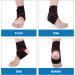 Adjustable Ankle Support Brace for Sports - WASPO Ankle Brace Wrap for Plantar Fasciitis & Achilles Tendonitis - One Size Fits Men & Women - Orange - Buy Online on GoSupps.com