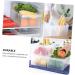 Uonlytech Food Storage Box Fridge Clear Refrigerator Bins Egg Container Plastic Container Egg Tray re-usable - Buy Online on GoSupps.com
