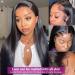 Brazilian Virgin Human Hair 13x6 HD Lace Front Wig 22 inch Straight Natural Color - Pre Plucked with Baby Hair for Black Women - Buy Online on GoSupps.com