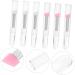 Healeved Perm Mascara Brush Small Eyeshadow Brush Cream Eyeshadow Brush Eye Cream Applicator Silicone - Buy Online on GoSupps.com
