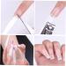 Healeved Nail Extension Kit - 300 STK Fiber Gel Manicure Fiberglass Nail Extensions White & Violet Perfect for DIY Nail Art - Buy Online on GoSupps.com