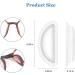 Soft Silicone Adhesive Air Chamber Nose Pads for Plastic Frames - 12 Pairs (Clear) - Buy Online on GoSupps.com