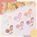 GAOY Jelly Pink Gel Nail Polish Set - 6 Transparent Colors for DIY Manicure and Pedicure at Home - Buy Online on GoSupps.com
