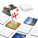 KLAQQED 4x4inches Sublimation Magnet Blanks Fridge Refrigerator Magnets Customized MDF Sublimation Blanks for Calendar DIY Decorative Square Large Sublimation Coaster Blank Bulks Products Wholesale 4x4 inches/10x10 cm